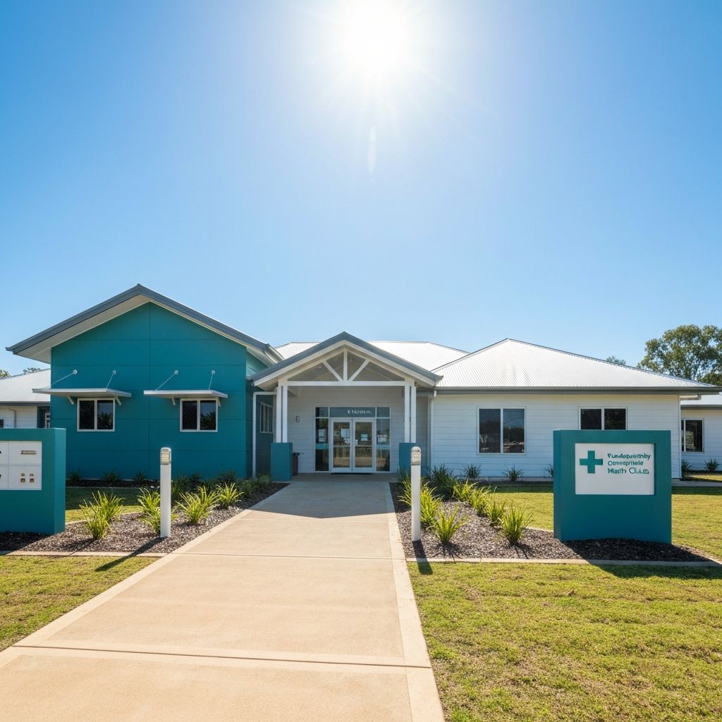 Cloncurry Community Health Services clinic exterior – a welcoming public health facility in outback Queensland